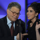 Silverman with comedian and former Democratic Senator Al Franken at the 2016 Democratic National Convention.
